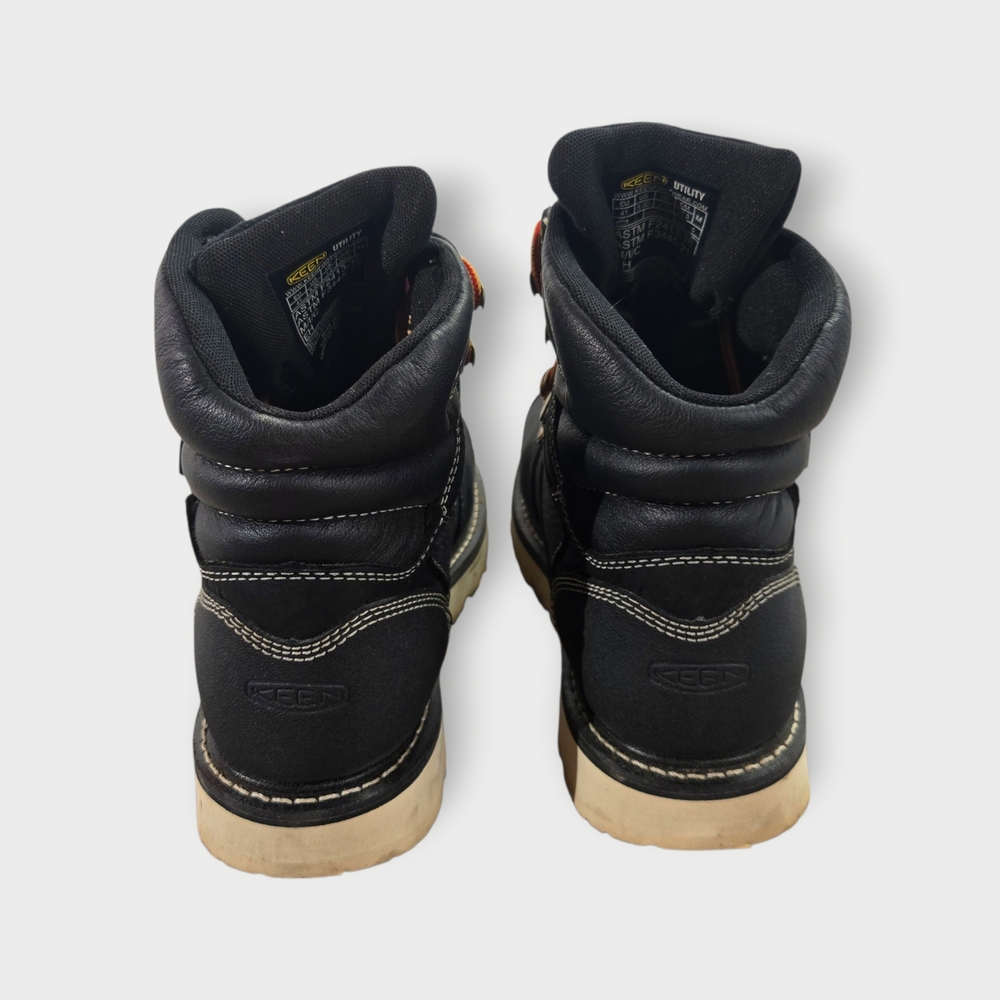 KEEN Cincinnati 6 inch Waterproof Boot Carbon Toe Size 8.5D Work Boots Worn Once - Picture 7 of 13